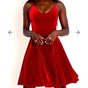 Blackmilk VELVET FESTIVE RED LONGLINE STRAPPY DRESS NWT